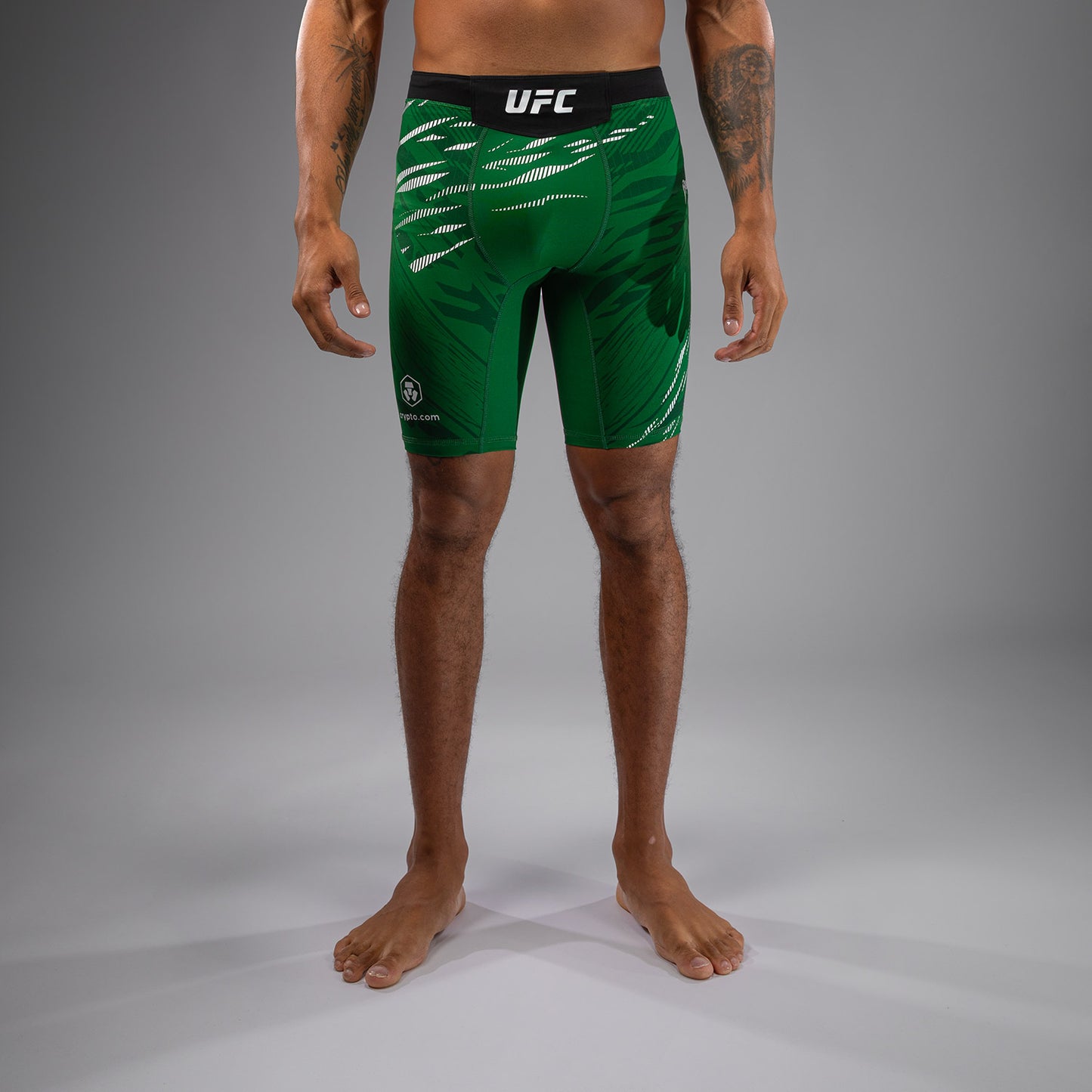 Shorts Vale Tudo pour Hommes UFC Fusion by Venum Personnalisé Authentic Fight Night - Vert - product-type_Shorts de MMA