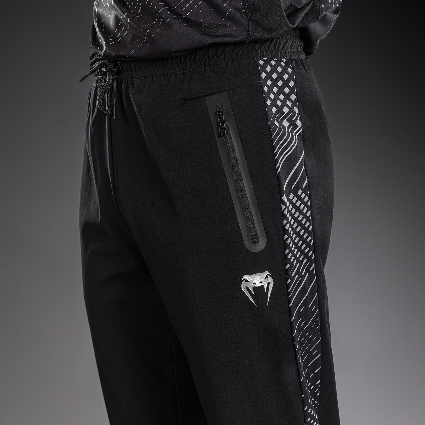 Pantalon de Jogging Venum Midnight Fury – Noir/Gris/Argent