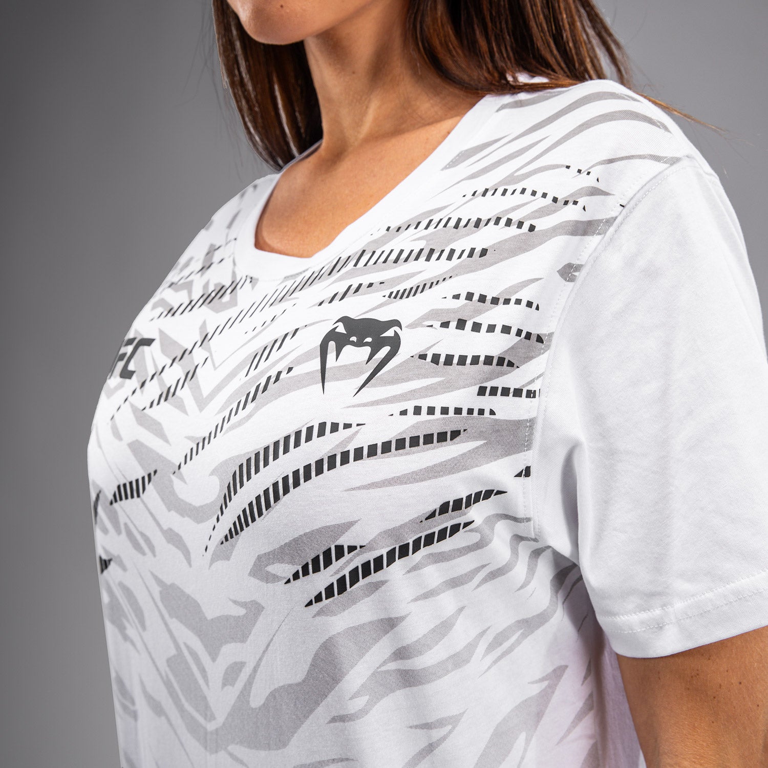 T-shirt à Manches Courtes pour Femmes UFC Fusion by Venum Replica - Blanc - product-type_T-Shirts