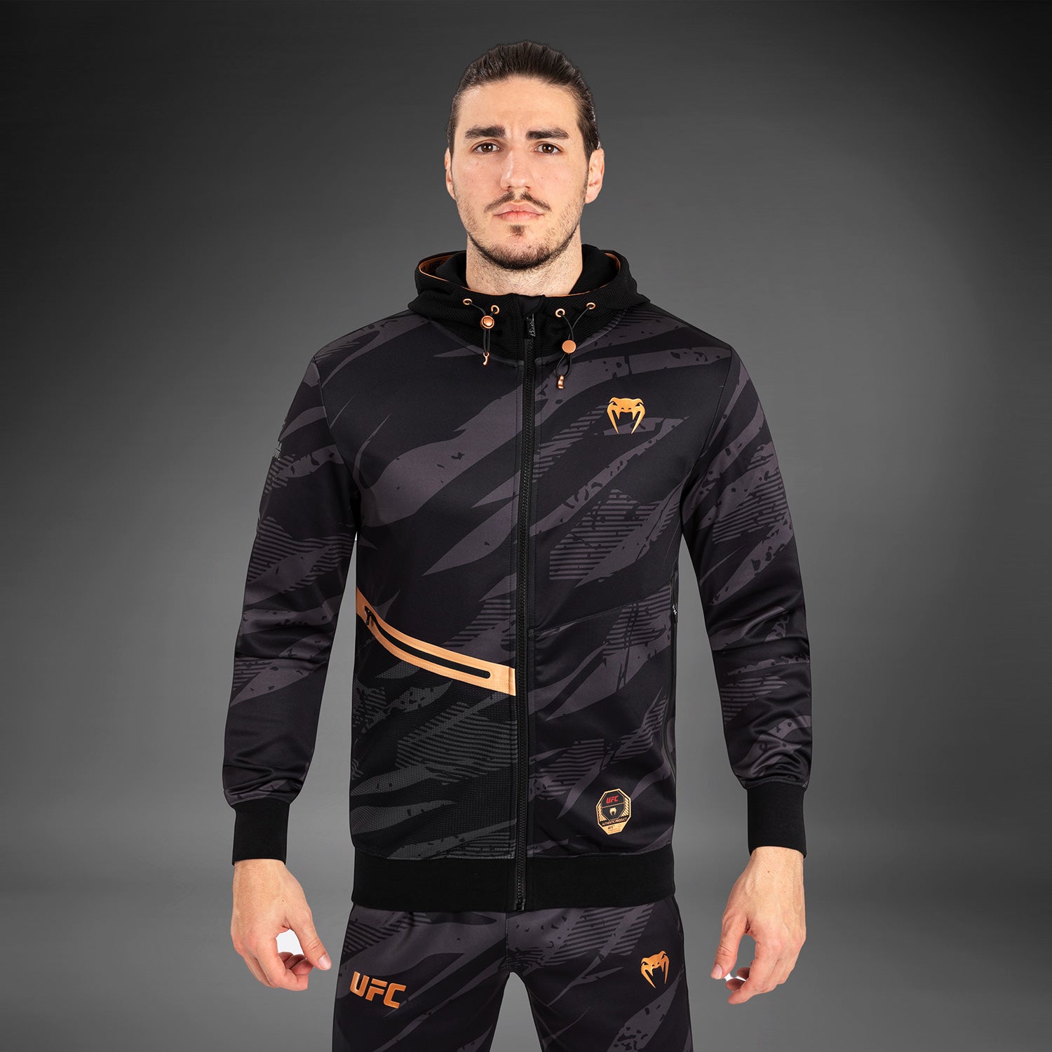 Veste À Capuche Zippé pour Hommes UFC Adrenaline by Venum Fight Week - Urban Camo - product-type_Vestes