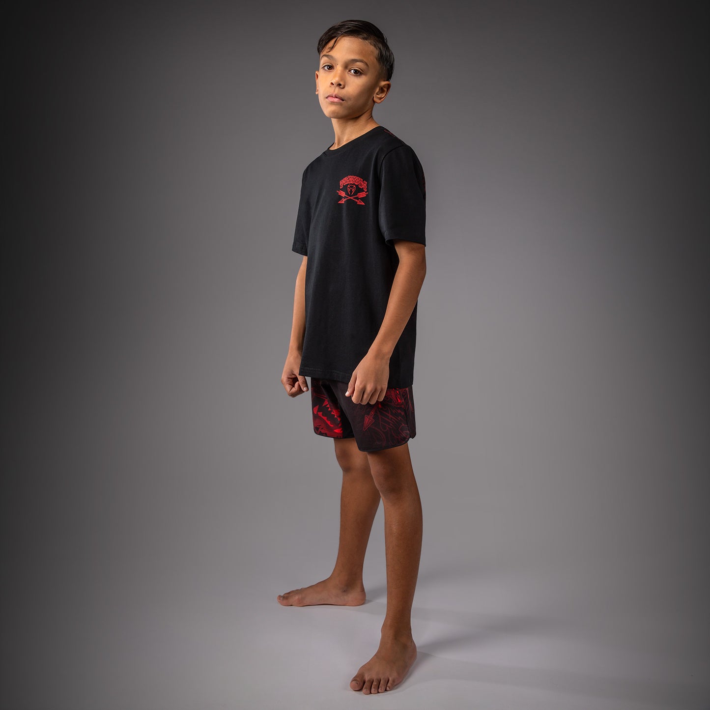 T-shirt Pour Enfants Venum Wolf Atak – Noir/Rouge - product-type_T-Shirts