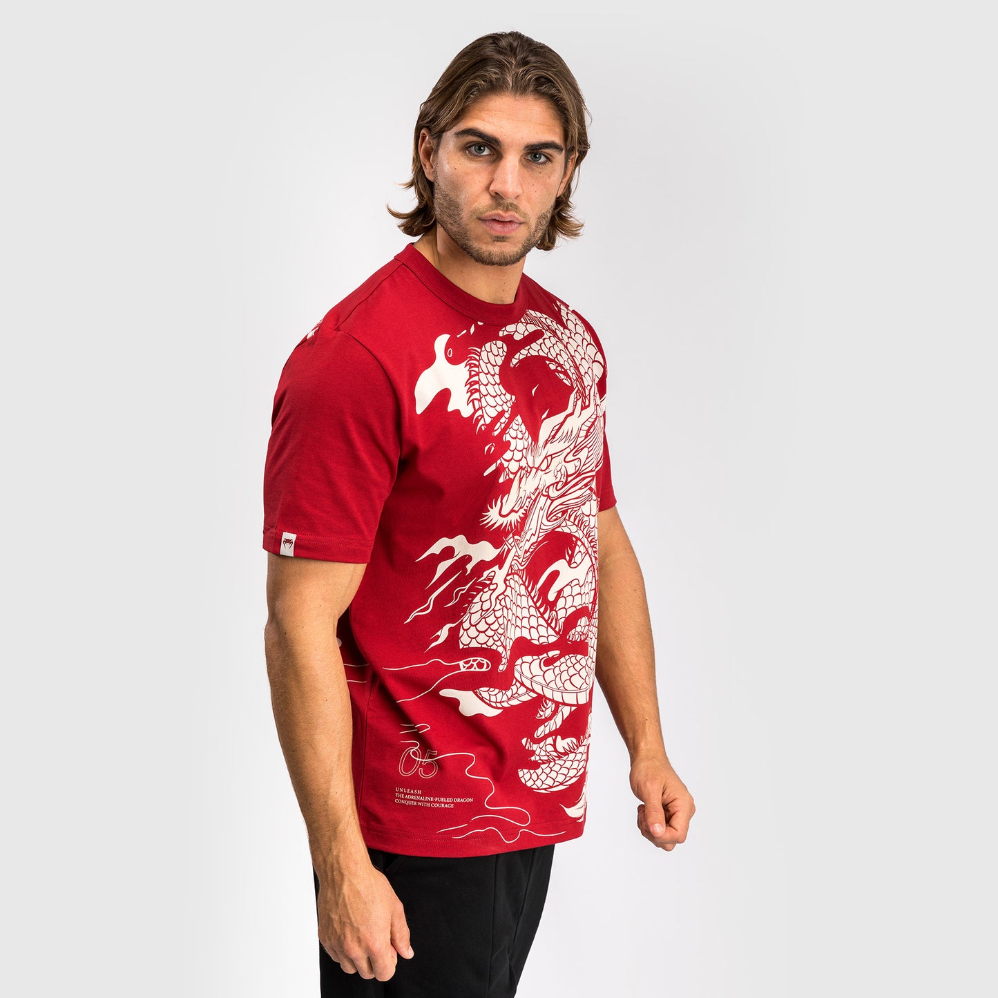 T-shirt Venum Dragon’s Flight - Rouge Cerise/Blanc crème - product-type_T-Shirts