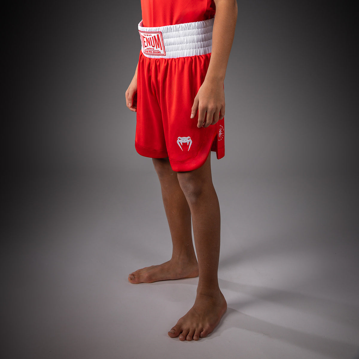 Short de Boxe Venum Classic Pour Enfants – Rouge Feu - product-type_Shorts de boxe