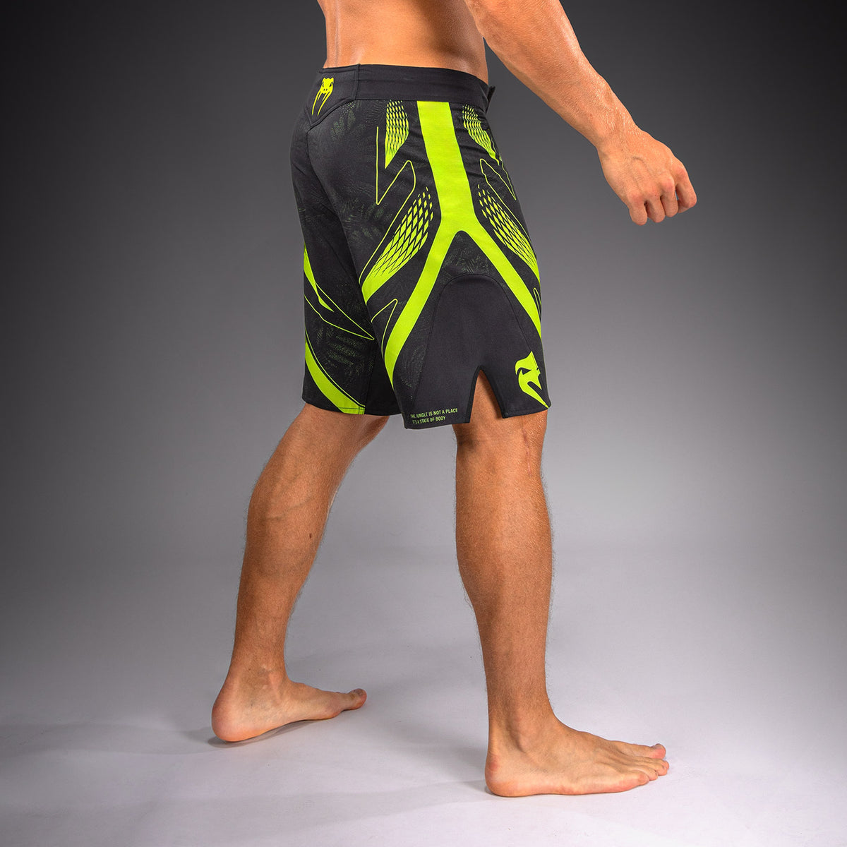 Short de MMA Venum Amazonia Reborn - Noir/Vert