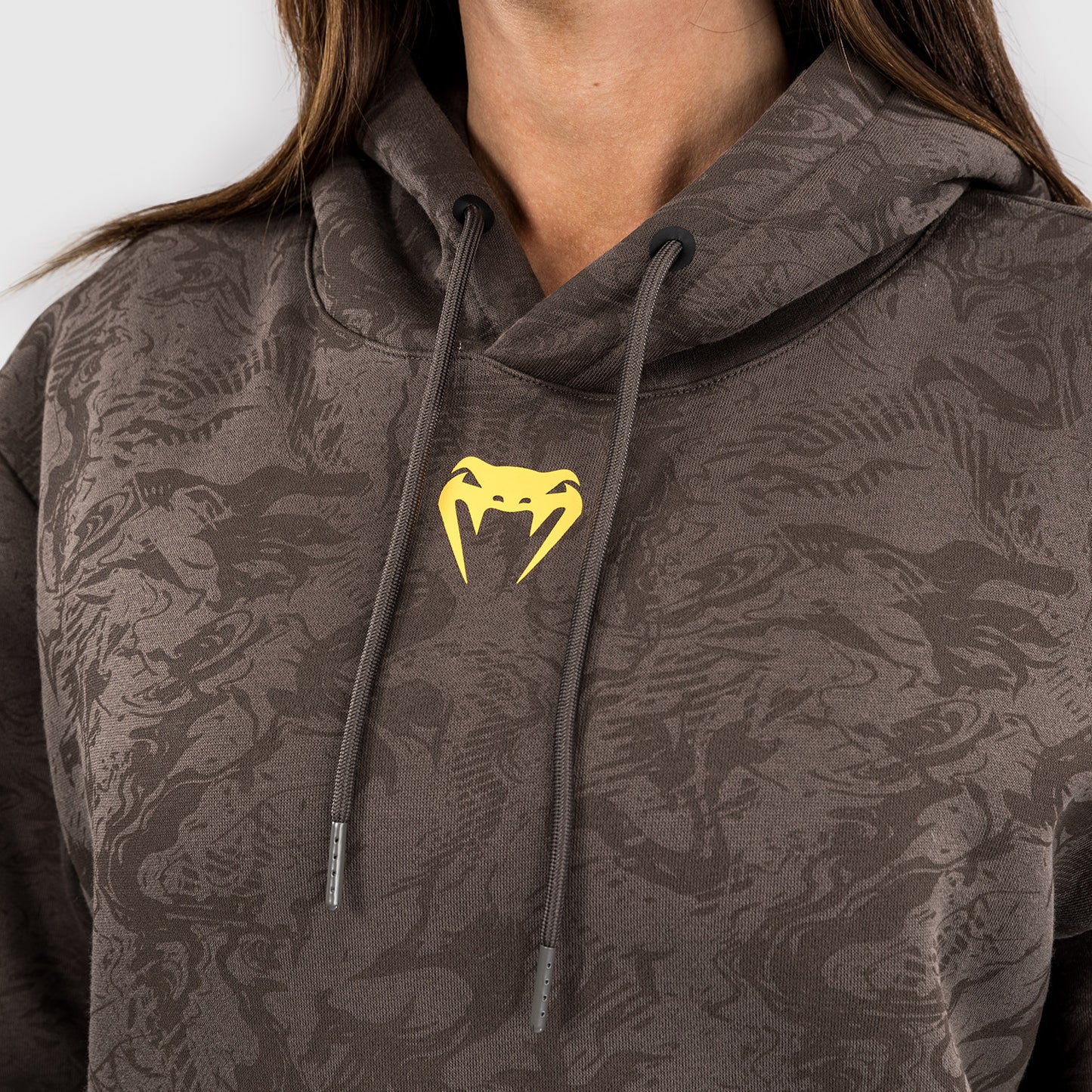 Sweatshirt à Capuche pour Femmes UFC Fusion by Venum Fight Week - Marron Terrestre - product-type_Sweatshirts