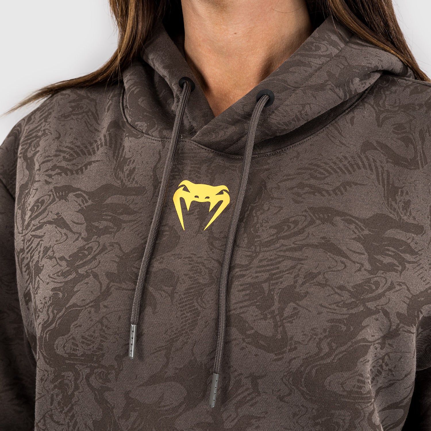 Sweatshirt à Capuche pour Femmes UFC Fusion by Venum Fight Week - Marron Terrestre - product-type_Sweatshirts