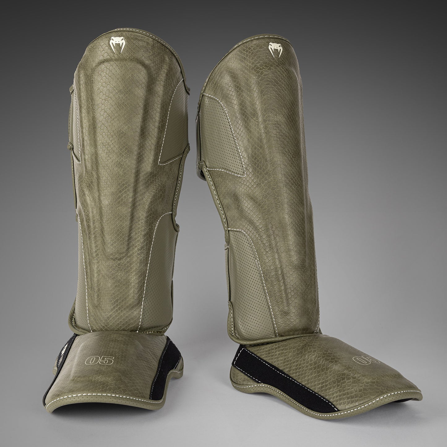 Protège-tibias Venum Impact Evo Scales – Vert Armée - product-type_Protège-tibias