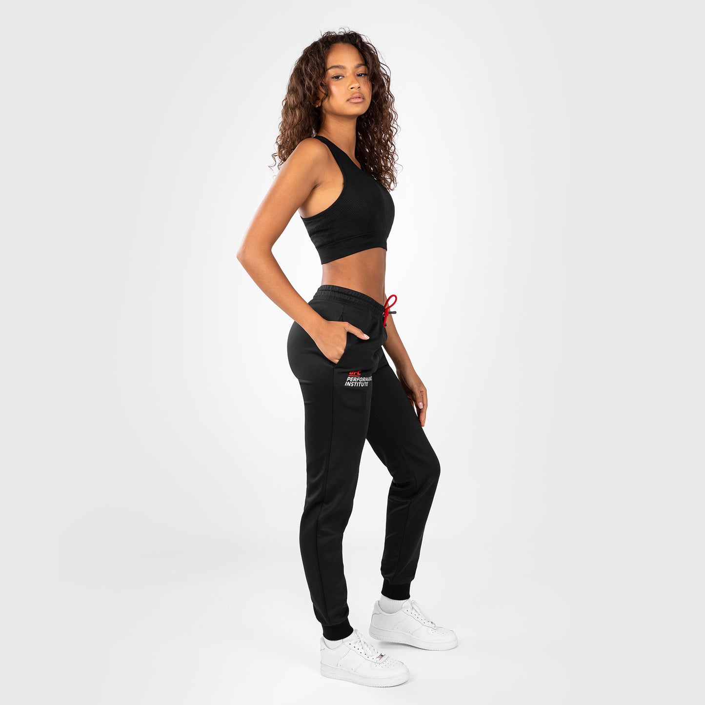 Pantalon de Jogging pour Femmes UFC Venum Performance Institute 2.0 - Noir/Rouge - product-type_Pantalons de jogging