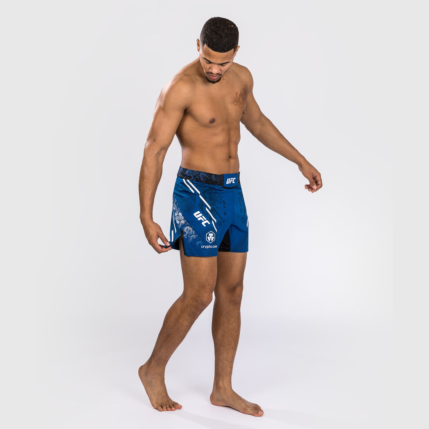 Short de combat personnalisé Coupe courte pour Hommes UFC Adrenaline by Venum Authentic Fight Night – Bleu - product-type_Shorts de MMA