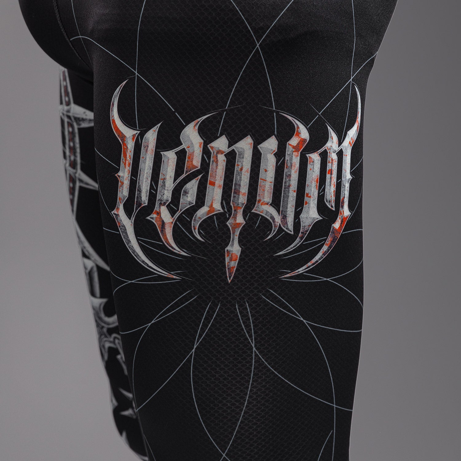Pantalon de Compression pour Hommes Venum Gladiator 5.0 - Noir/Argent - product-type_Pantalons de Compression