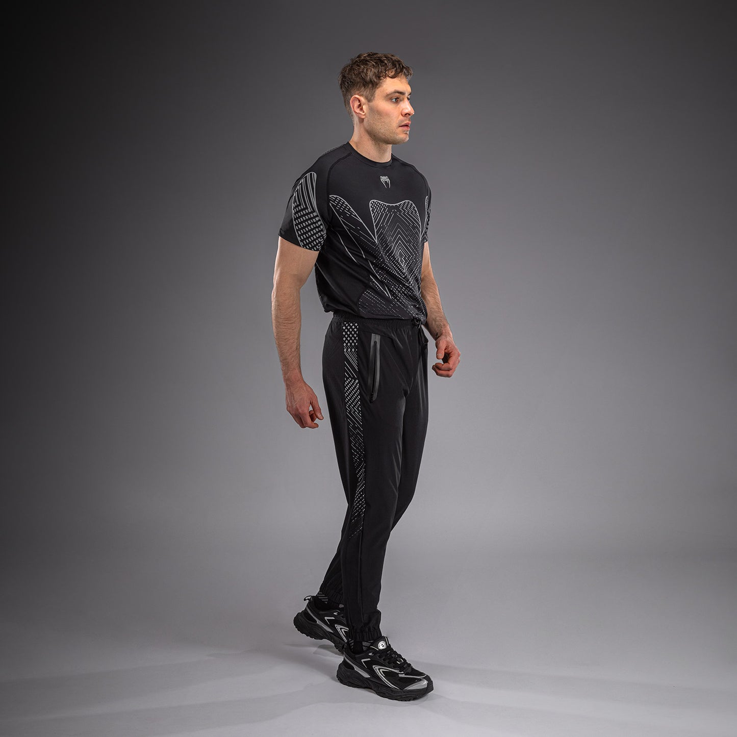 Pantalon de Jogging Venum Midnight Fury – Noir/Gris/Argent