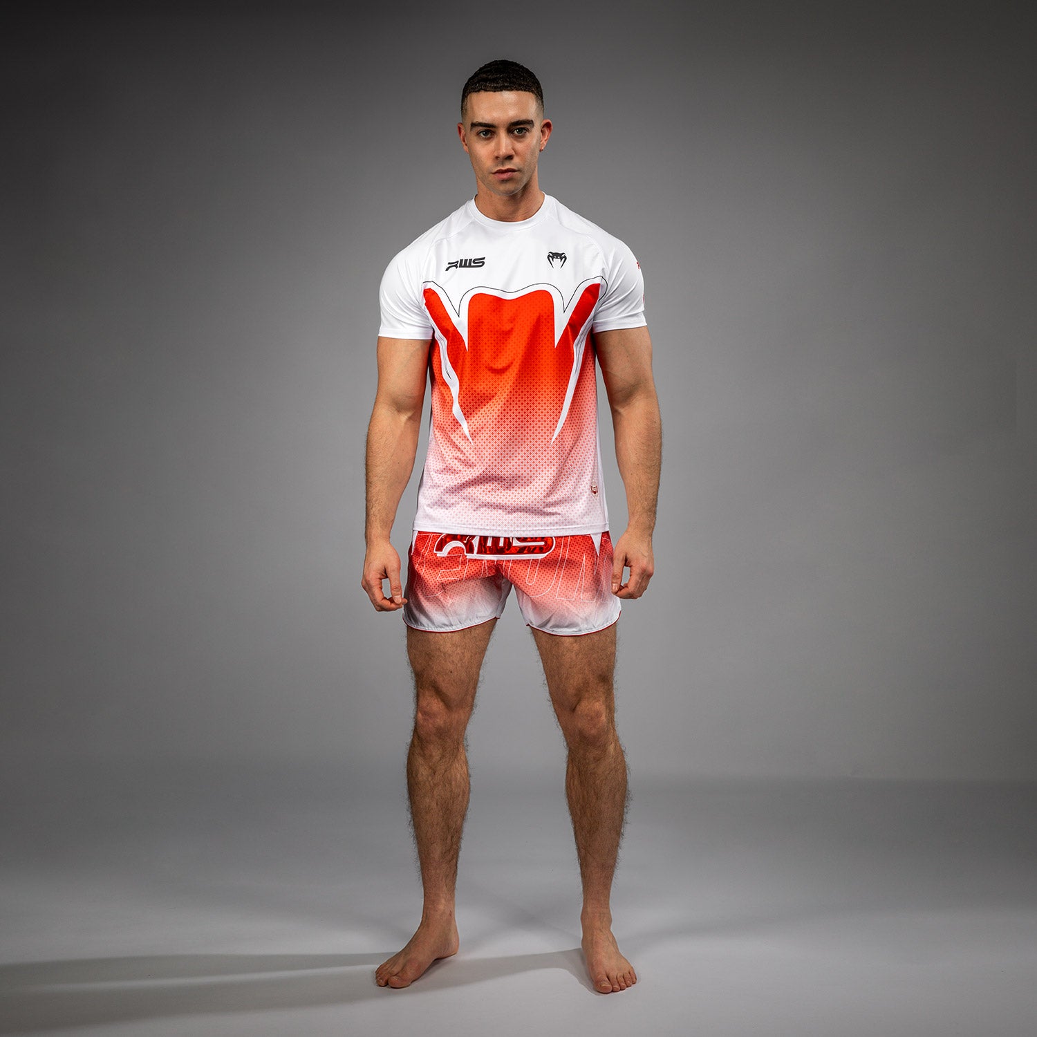 T-shirt Dry-Tech Homme Venum x RWS 2.0 – Blanc/Rouge - product-type_T-Shirts Dry Tech