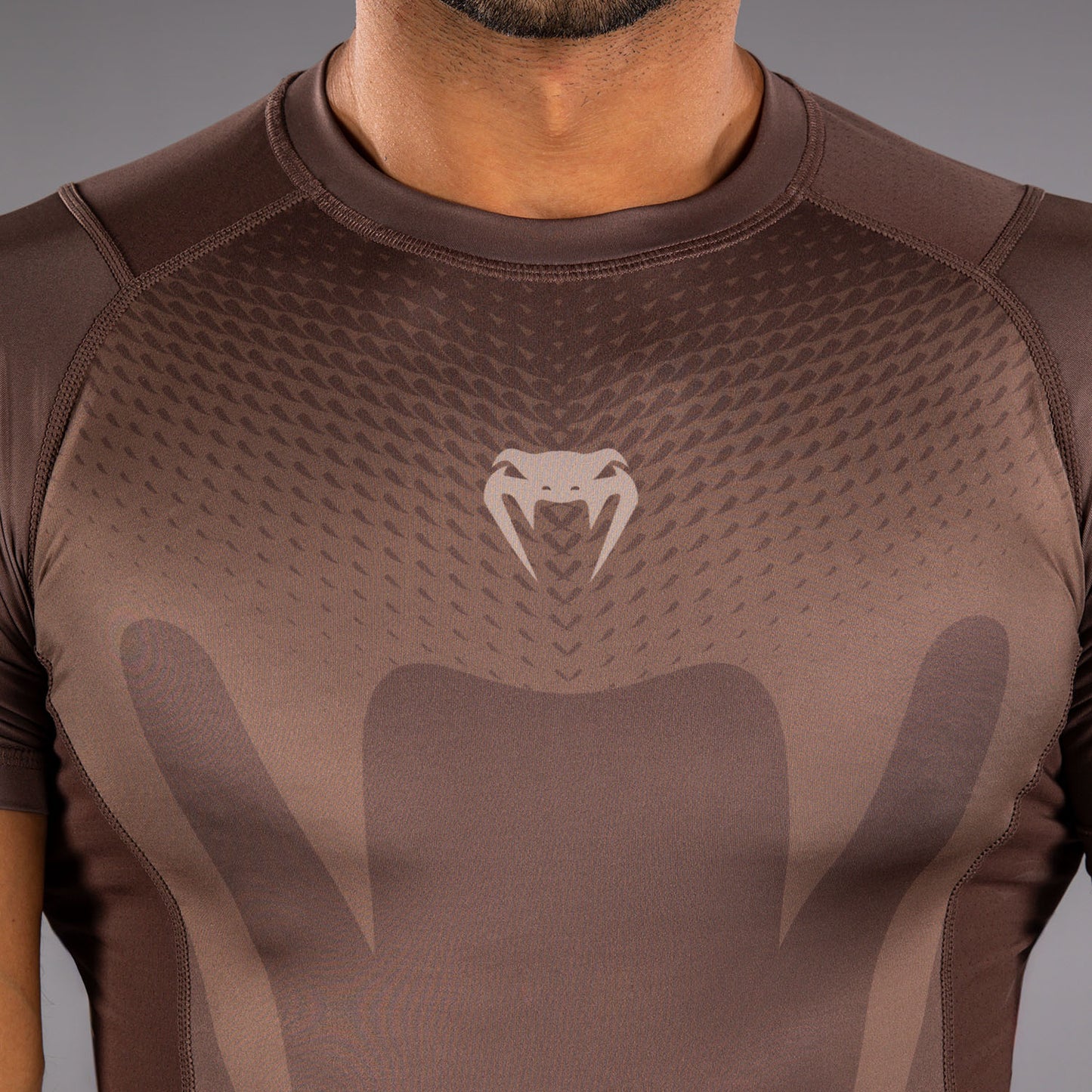 Rashguard Venum No Gi - Marron Chocolat