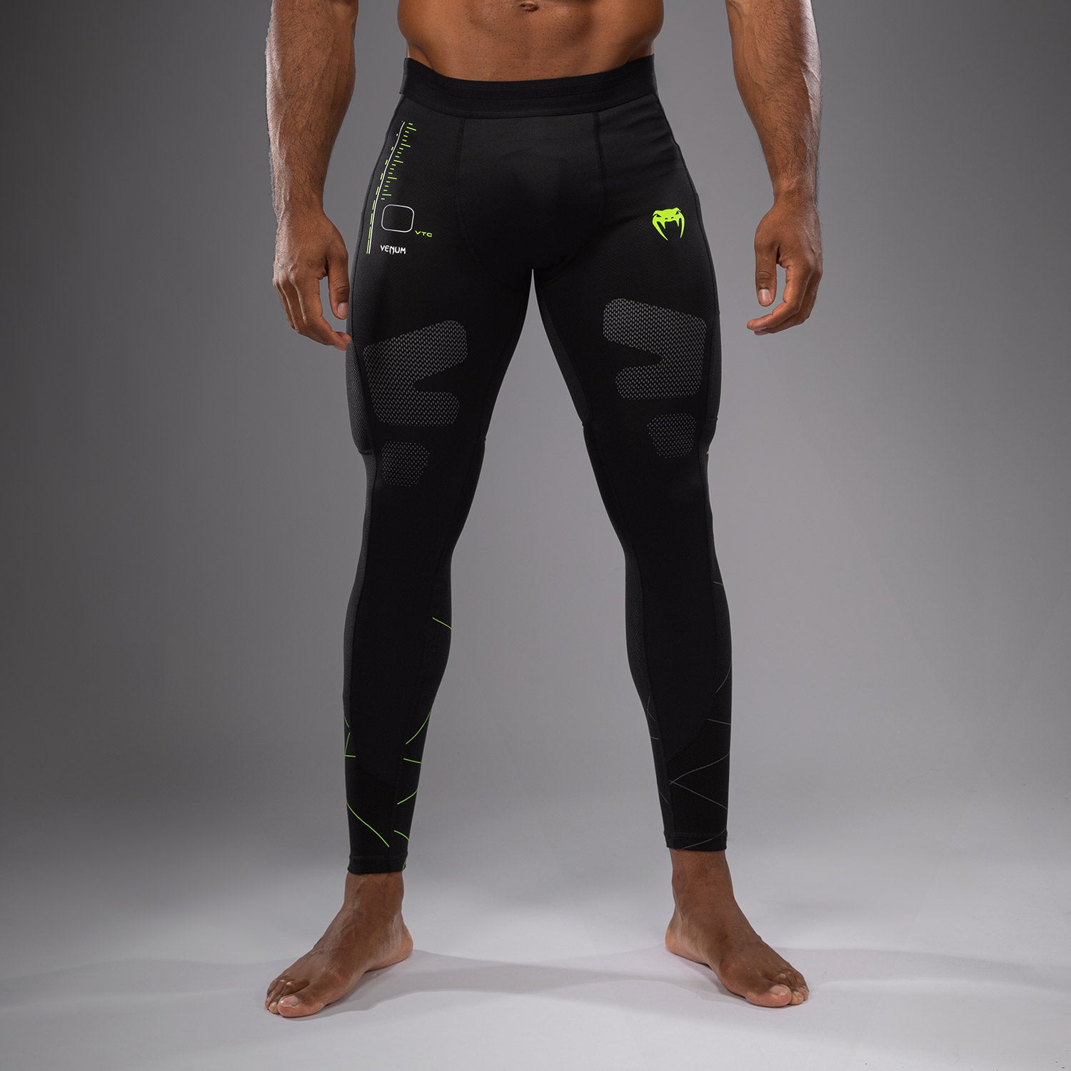 Pantalon de compression Venum Training Camp 4.0 - Noir/Vert Fluo - product-type_Pantalons de Compression