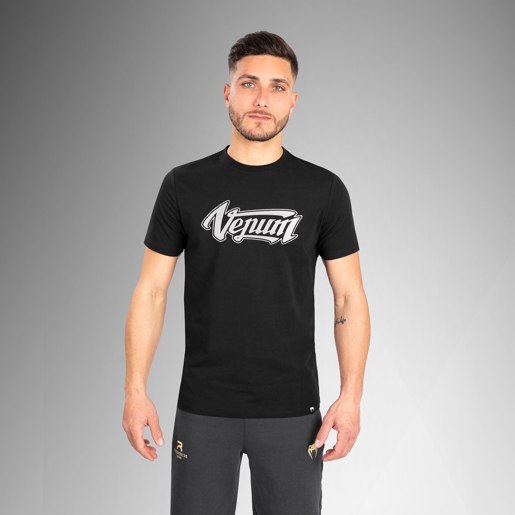 T-shirt Venum Absolute 2.0 - Coupe ajustée - Noir/Argent - product-type_T-Shirts