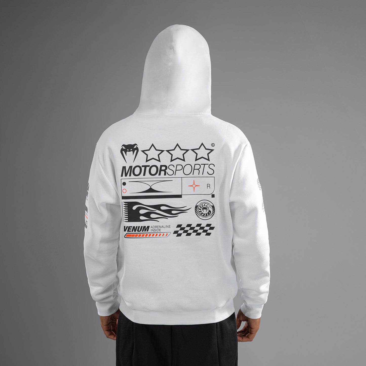 Sweatshirt à Capuche Venum Motorsport - Blanc Neige - product-type_Sweatshirts