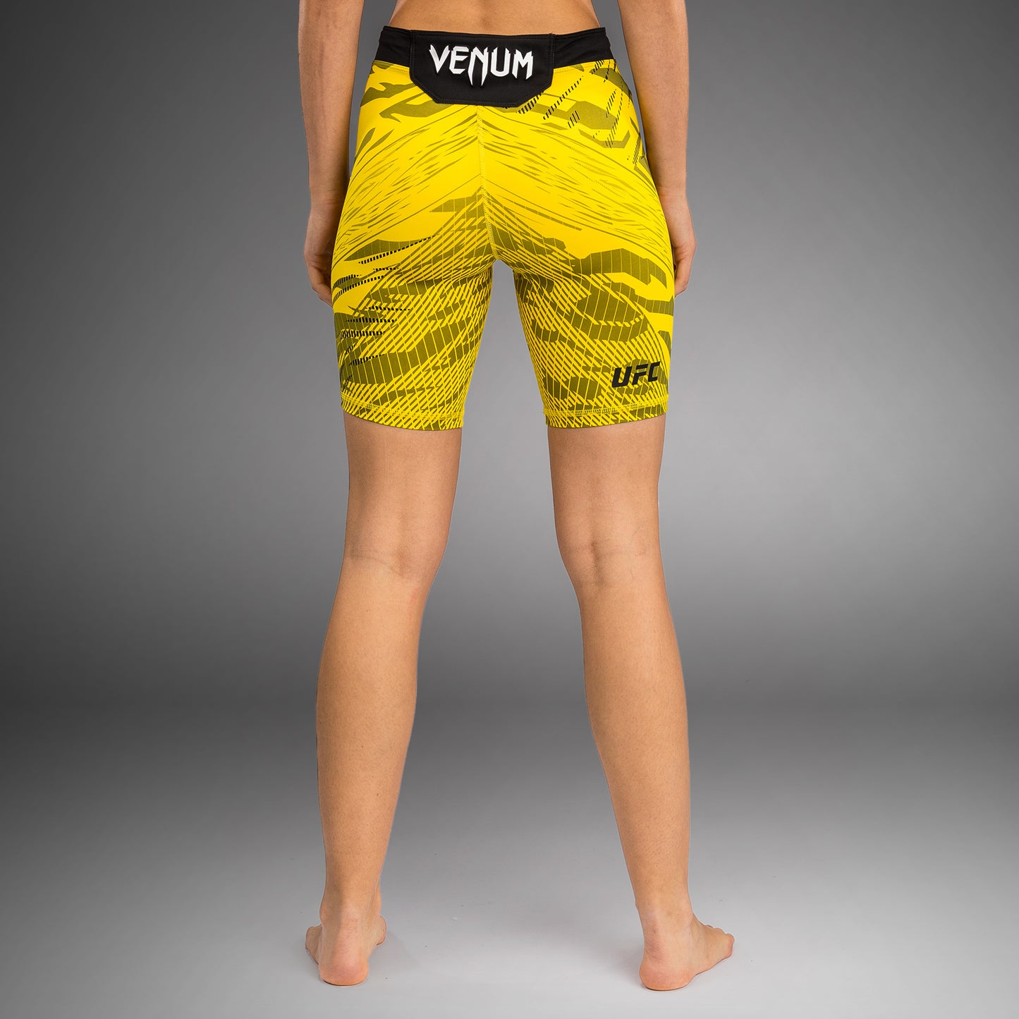 Short de compression pour Femmes UFC Fusion by Venum Authentic Fight Night - Coupe Longue - Jaune - product-type_Shorts de compression