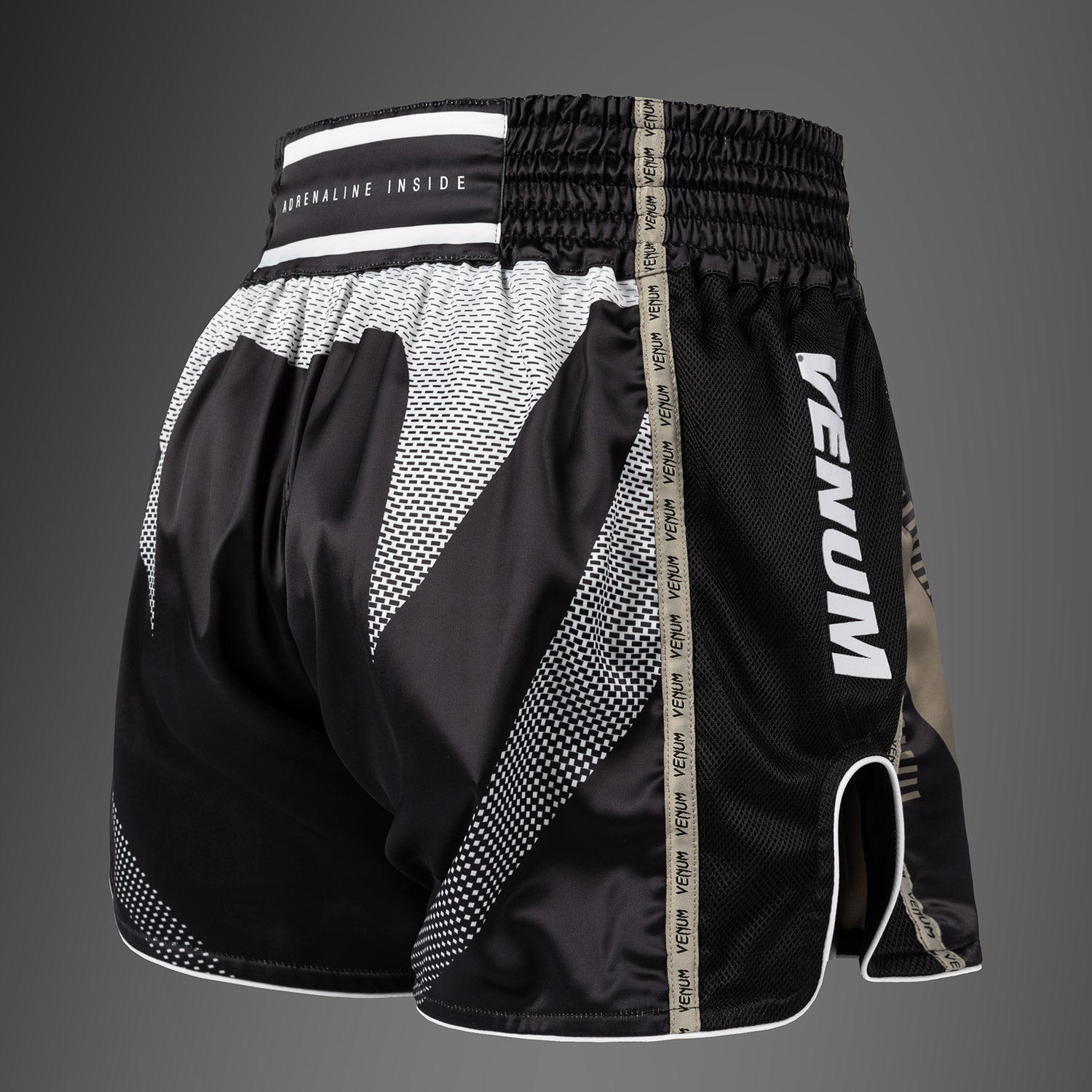 Short de Muay Thai Venum Adrenaline – Noir/Sable - product-type_Shorts de Muay Thai