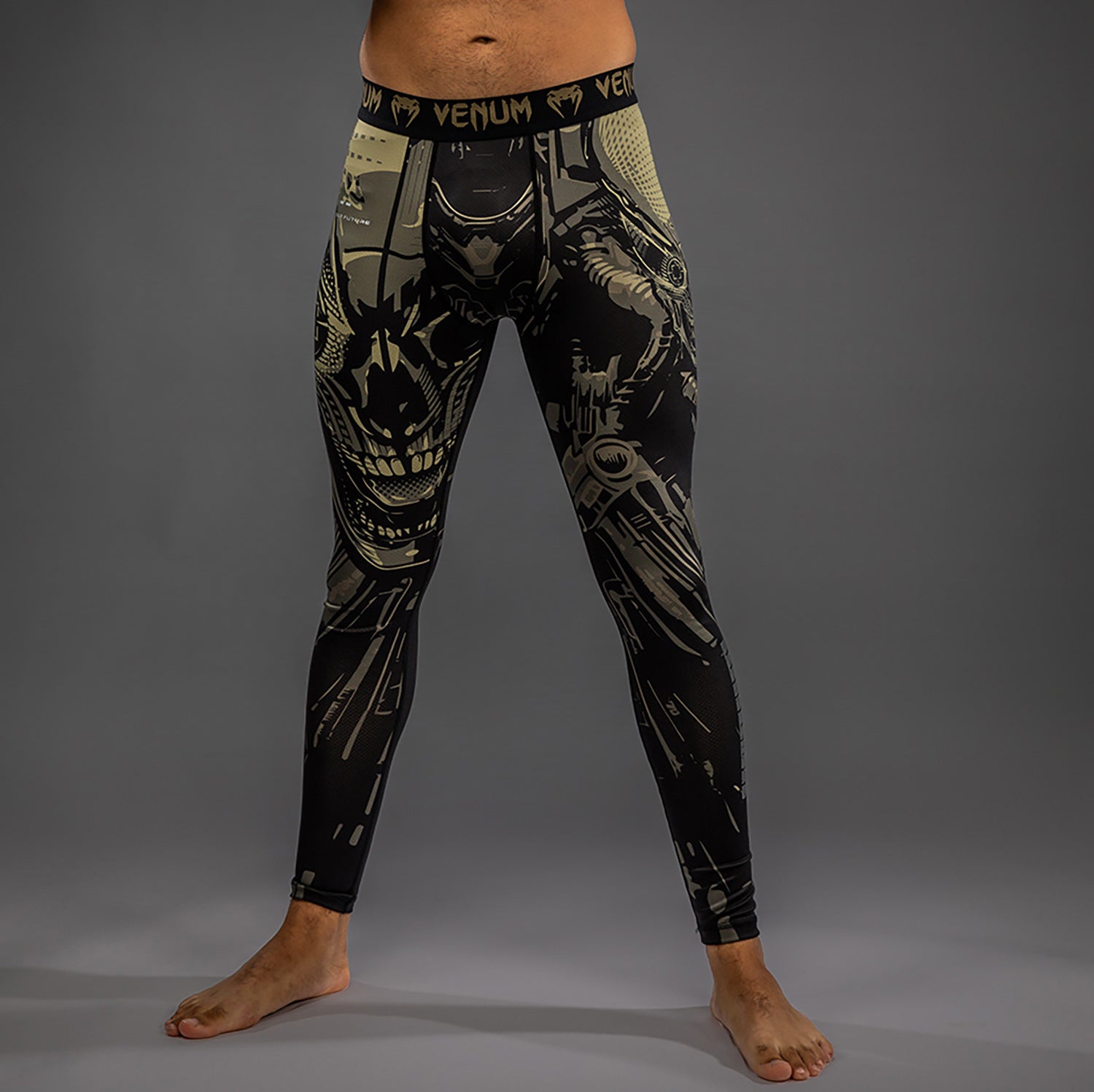 Pantalon de compression Venum Invader - Noir/Sable - product-type_Pantalons de Compression