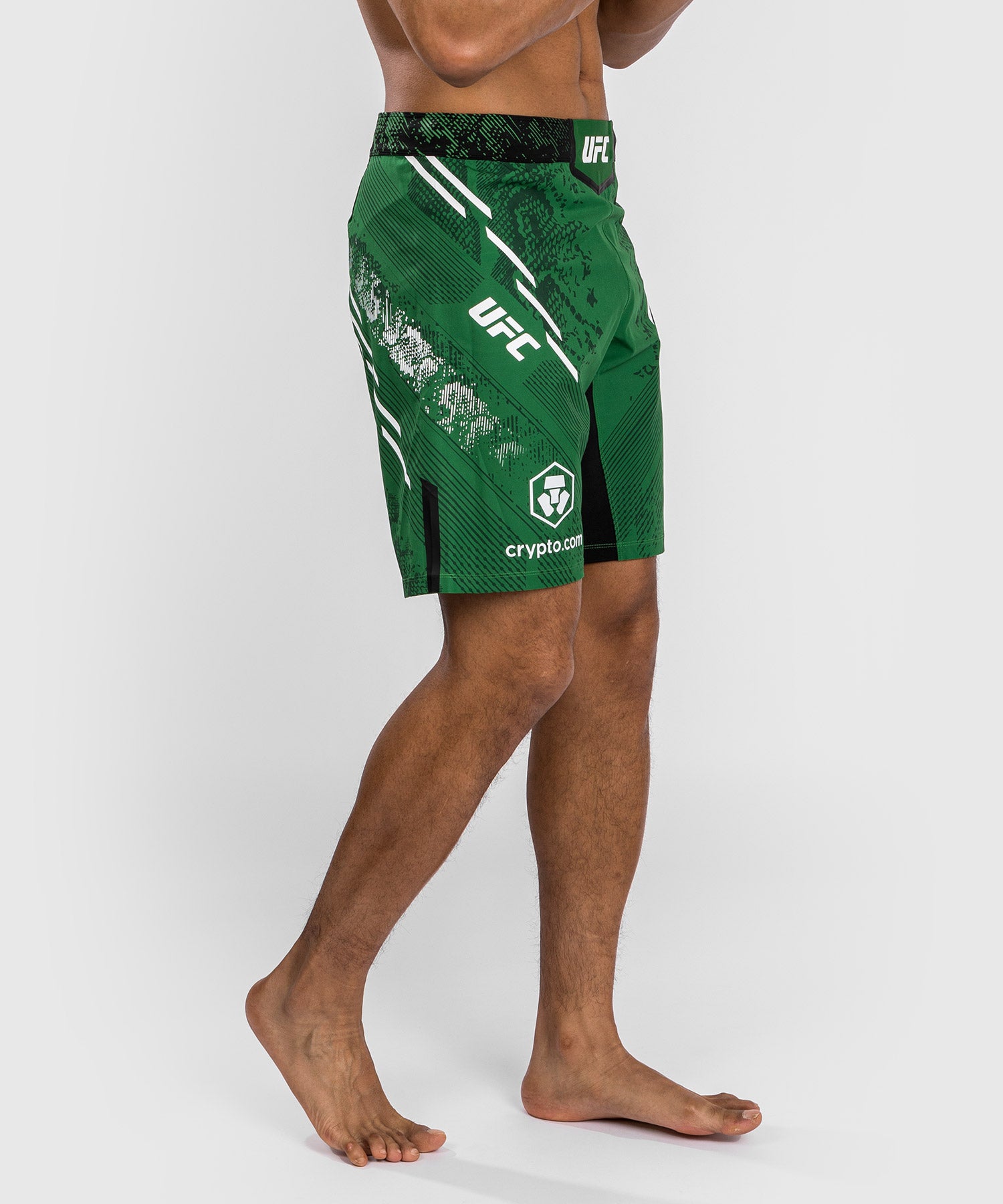 Short de combat personnalisé Coupe longue pour Hommes UFC Adrenaline by Venum Authentic Fight Night – Vert - Shorts de MMA