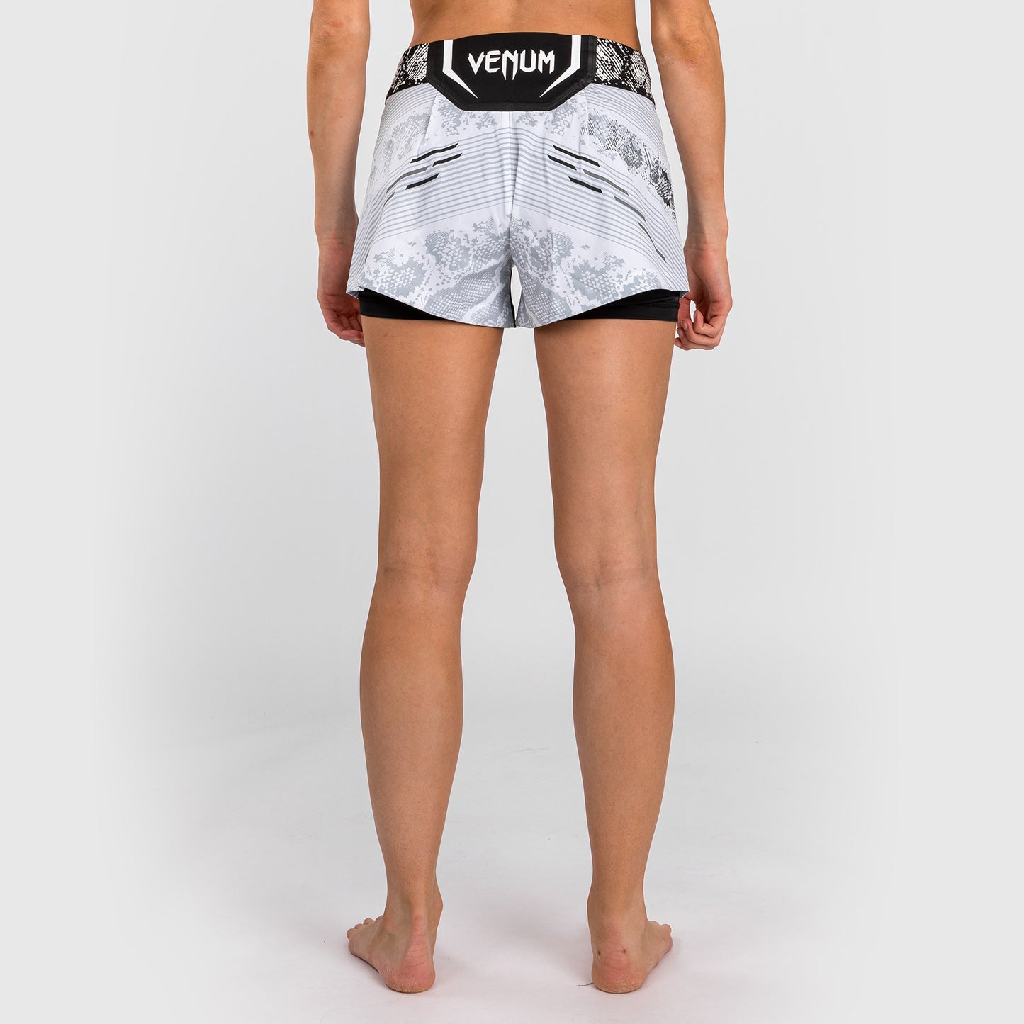 Short de Combat pour Femmes UFC Adrenaline by Venum Authentic Fight Night - Blanc - product-type_Shorts de MMA