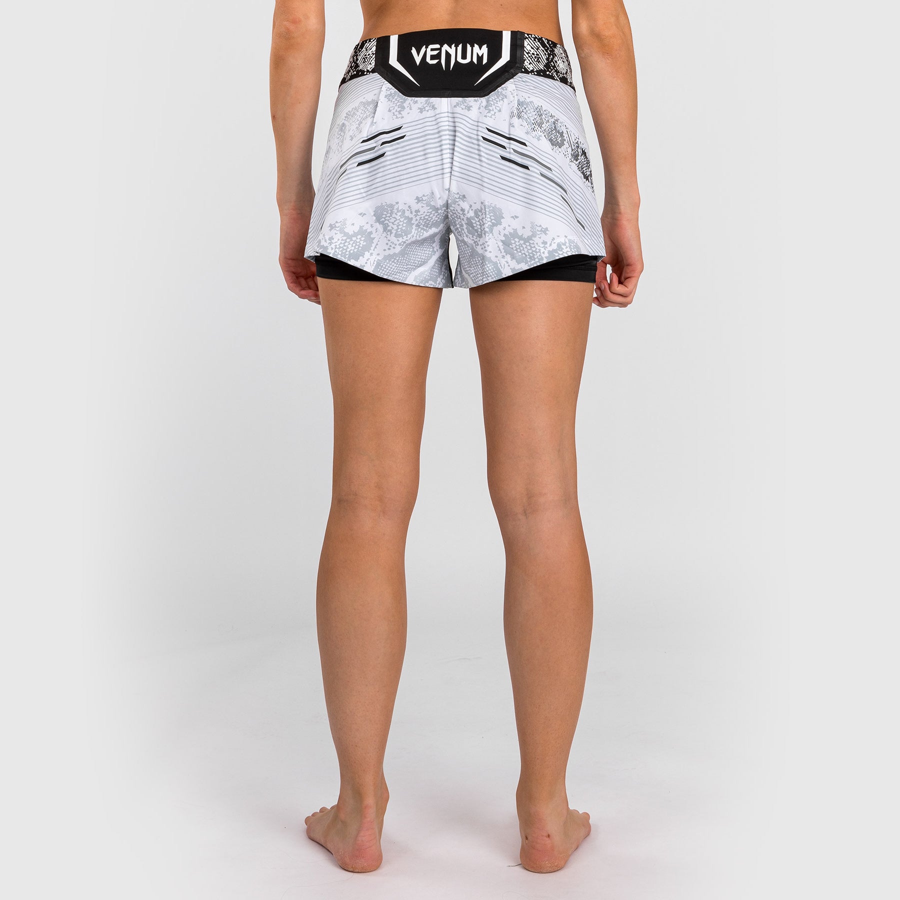 Short de Combat pour Femmes UFC Adrenaline by Venum Authentic Fight Night - Blanc - product-type_Shorts de MMA