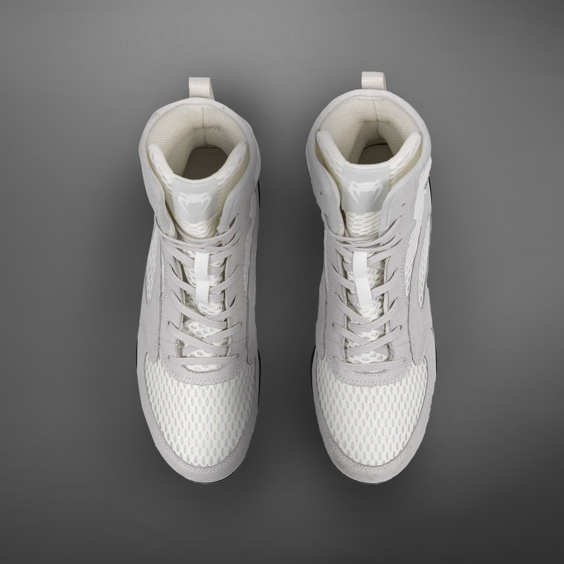 Chaussures de boxe Venum Contender - Blanc/Gris - product-type_Chaussures de boxe