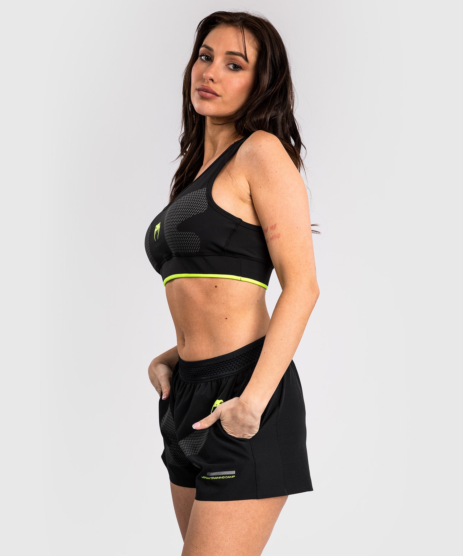 Brassière de sport Venum Training Camp 4.0 - Noir/Vert Fluo - product-type_Brassières de sport