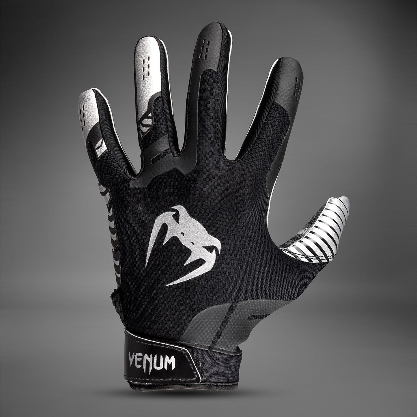 Gants de Football Venum Elite - Noir/Argent - product-type_Football Gloves