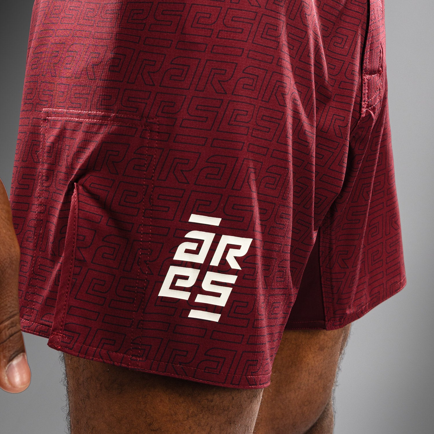 Short de combat pour Hommes Venum x Ares - Bordeaux - product-type_Shorts de MMA