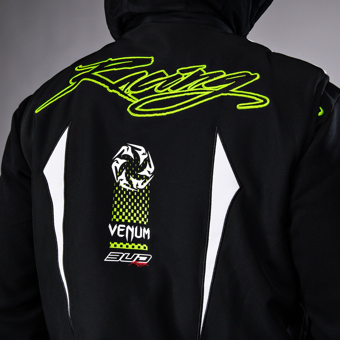 Veste sans manches pour Hommes Venum x Bud Racing - Noir/Blanc/Vert Citron - product-type_Vestes