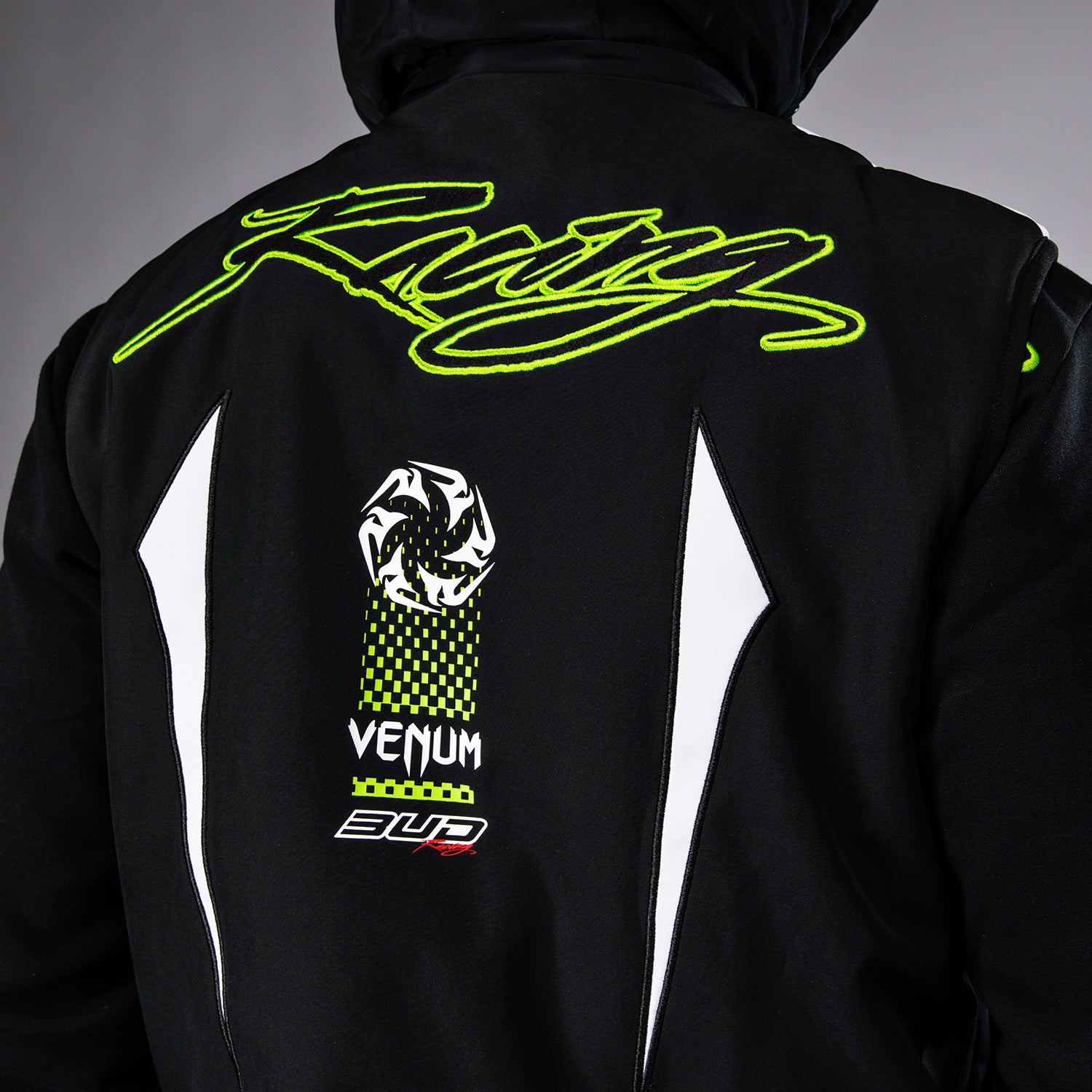Veste sans manches pour Hommes Venum x Bud Racing - Noir/Blanc/Vert Citron - product-type_Vestes
