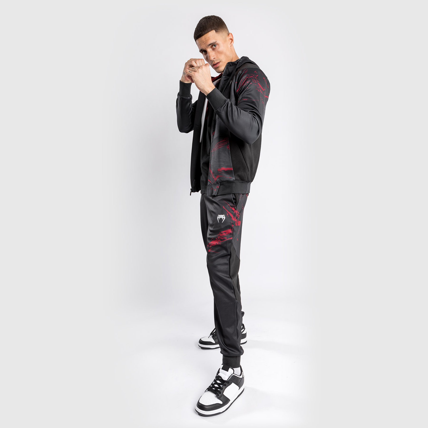 Veste à capuche pour Hommes UFC Venum Authentic Fight Week 2.0 - Noir/Rouge - product-type_Vestes
