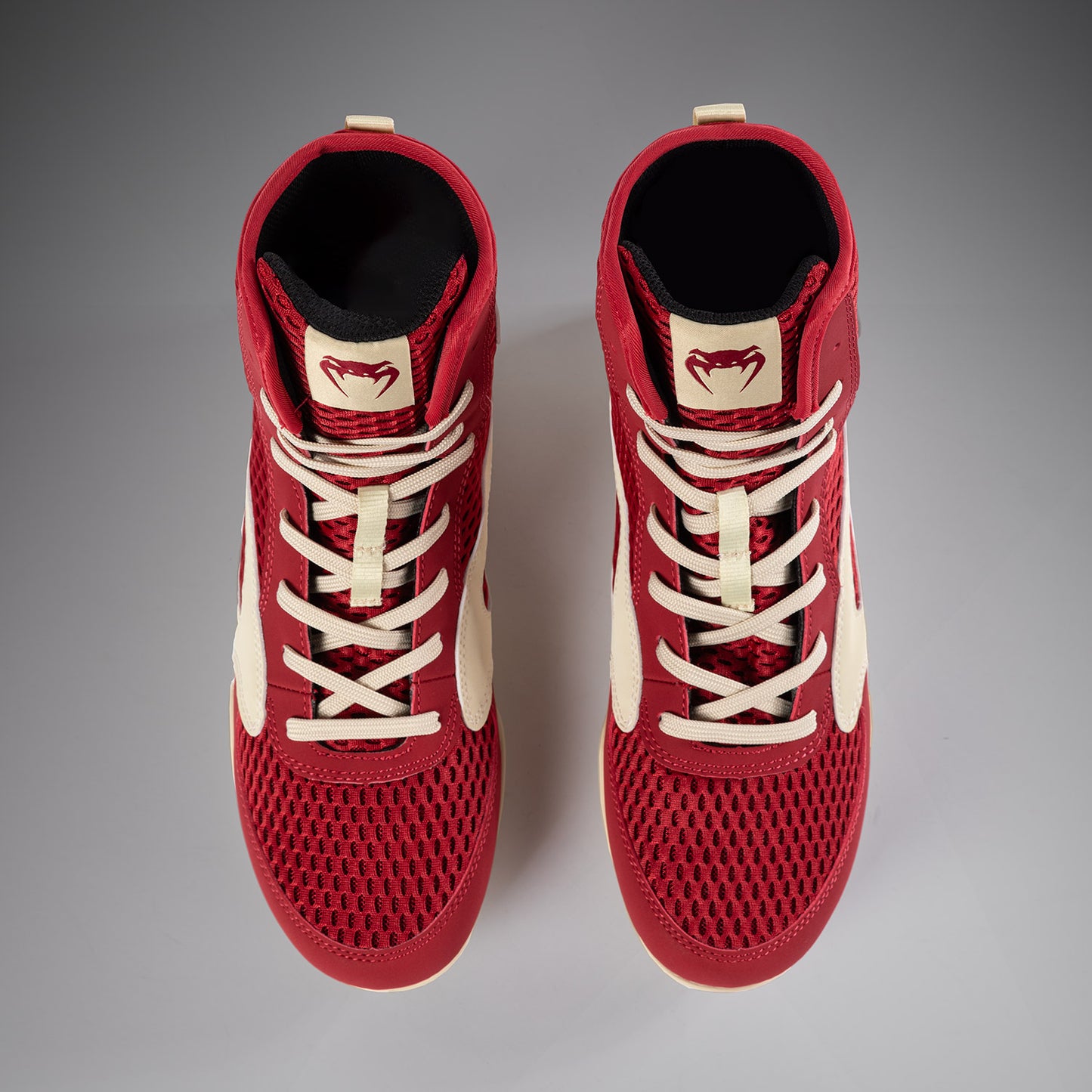 Chaussures de Boxe Venum Contender - Rouge Rubis/Ivoire - product-type_Chaussures de boxe