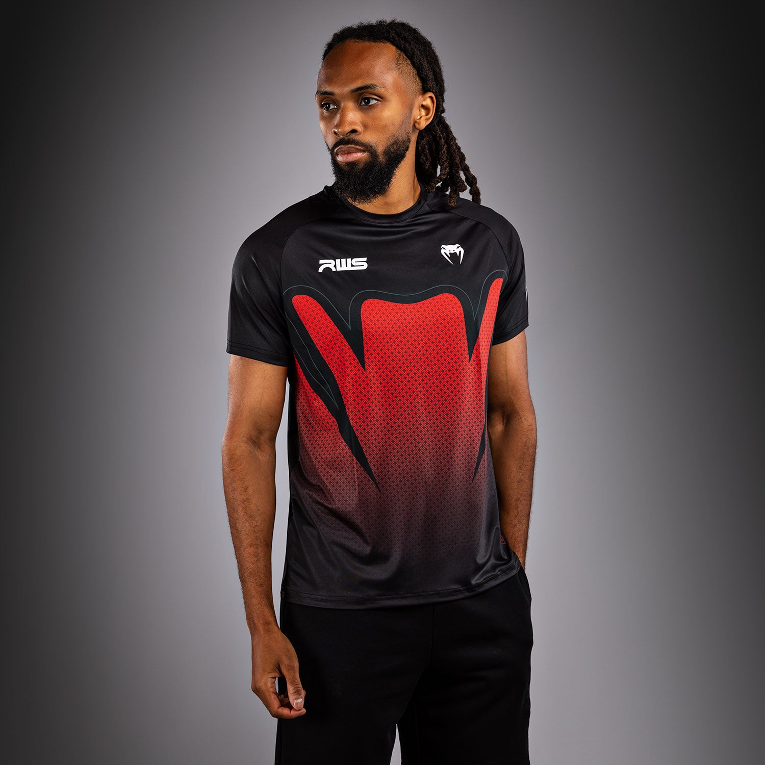 T-shirt Dry-Tech Homme Venum x RWS 2.0 – Noir/Rouge - product-type_T-Shirts Dry Tech