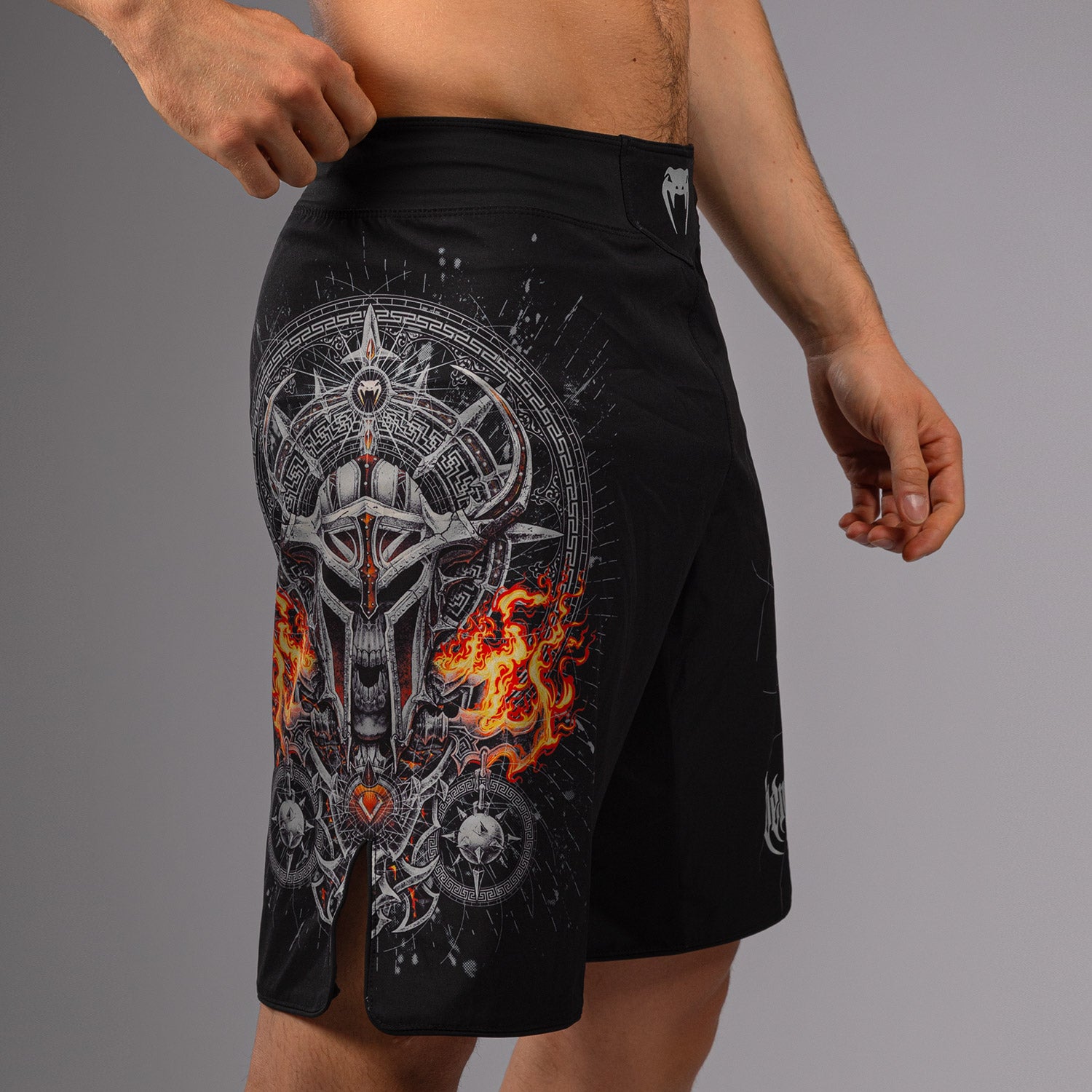 Short de combat Venum Gladiator 5.0 - Noir/Argent - product-type_Shorts de MMA