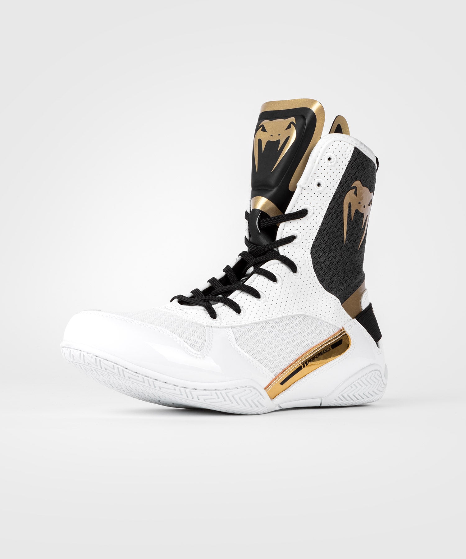 Chaussure de Boxe Venum Elite - Blanc/Noir/Or - product-type_Chaussures de boxe