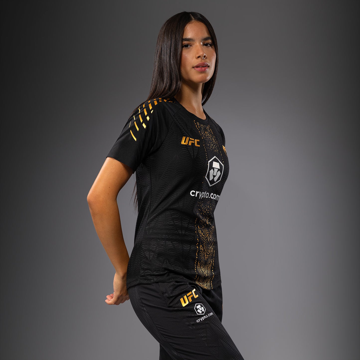 Maillot Officiel Walkout Femme Personnalisé UFC Zenith by Venum Authentic Fight Night - Champion