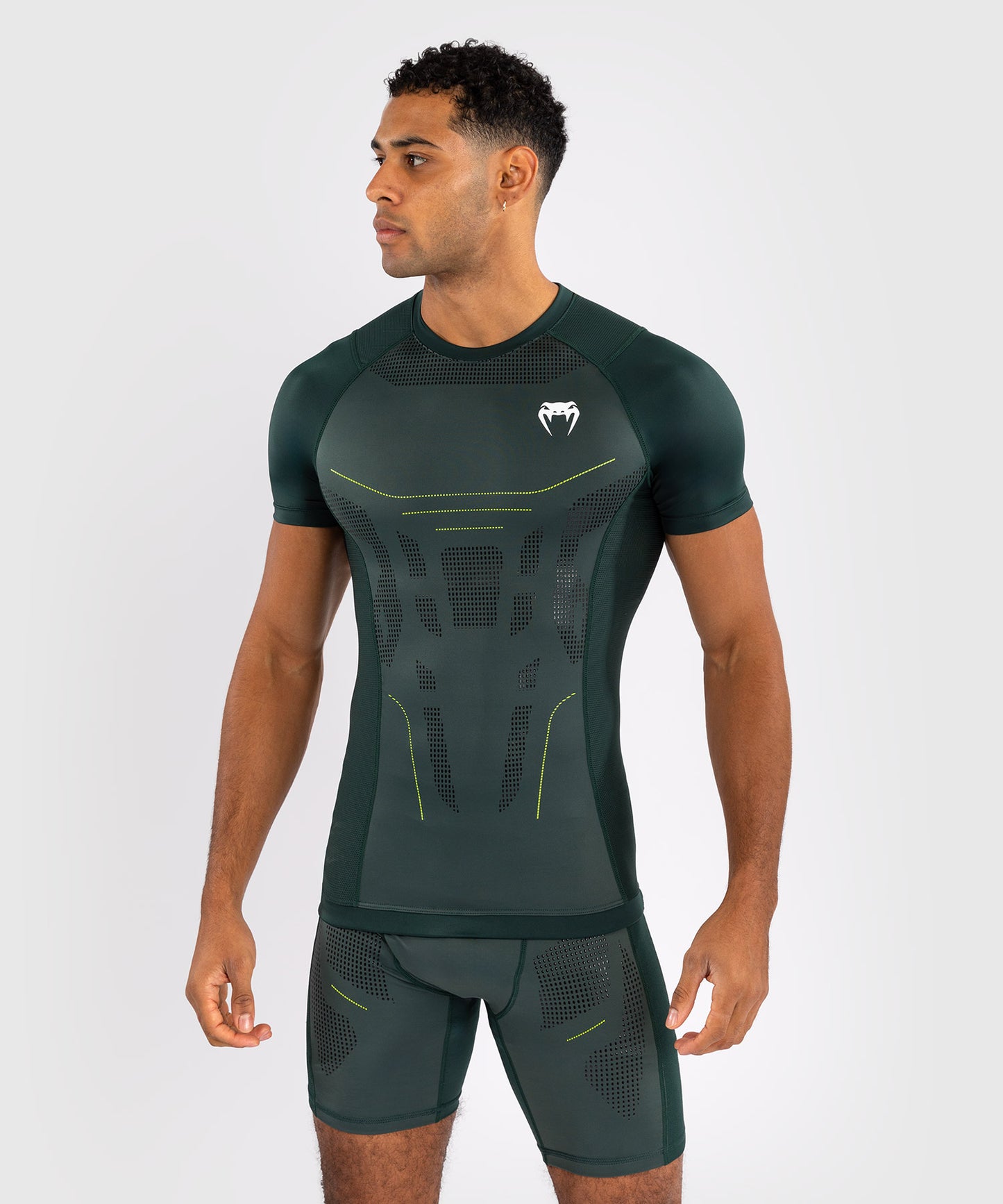 Rashguard Venum Technical 3.0 - Vert Forêt - product-type_T-Shirts de Compression
