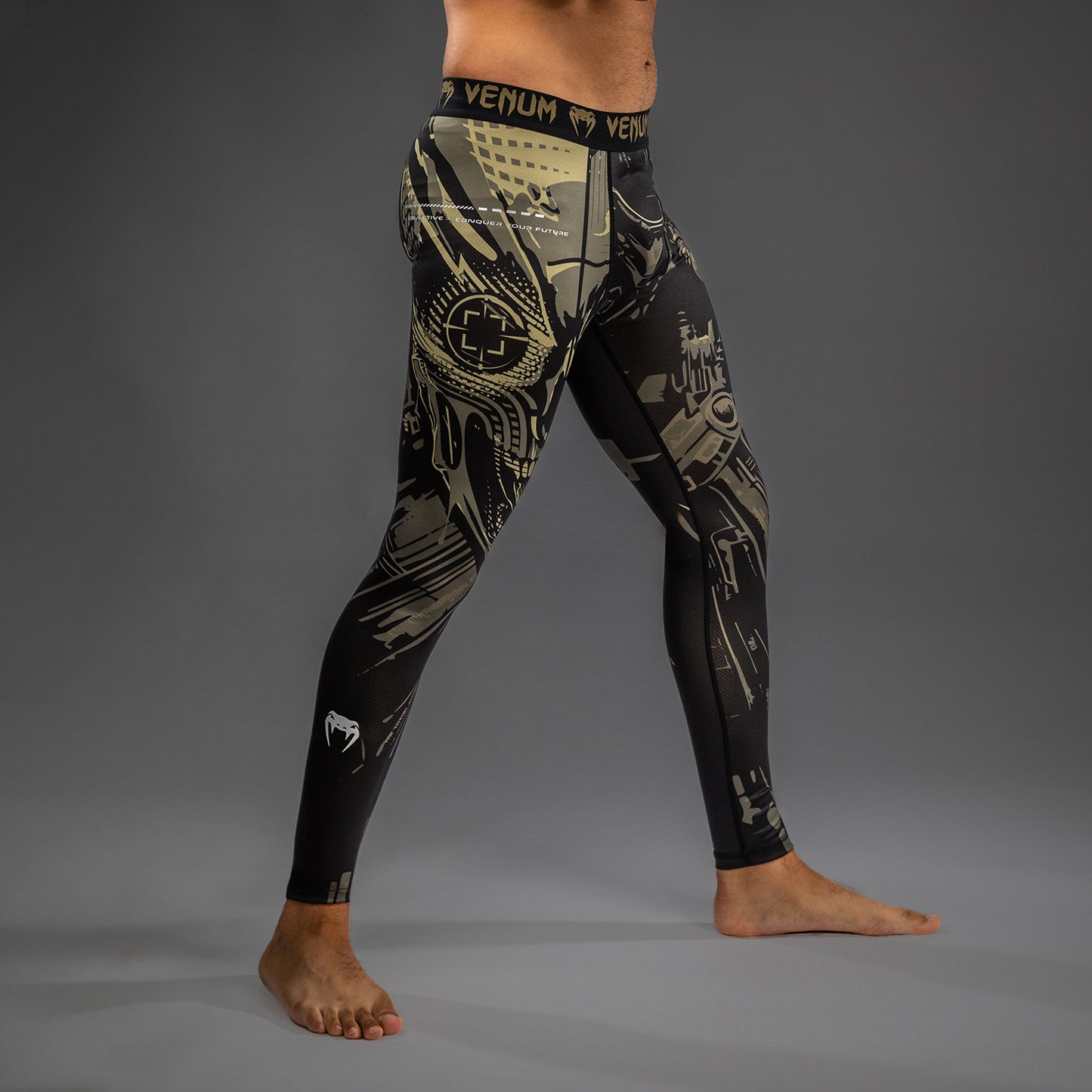 Pantalon de compression Venum Invader - Noir/Sable - product-type_Pantalons de Compression