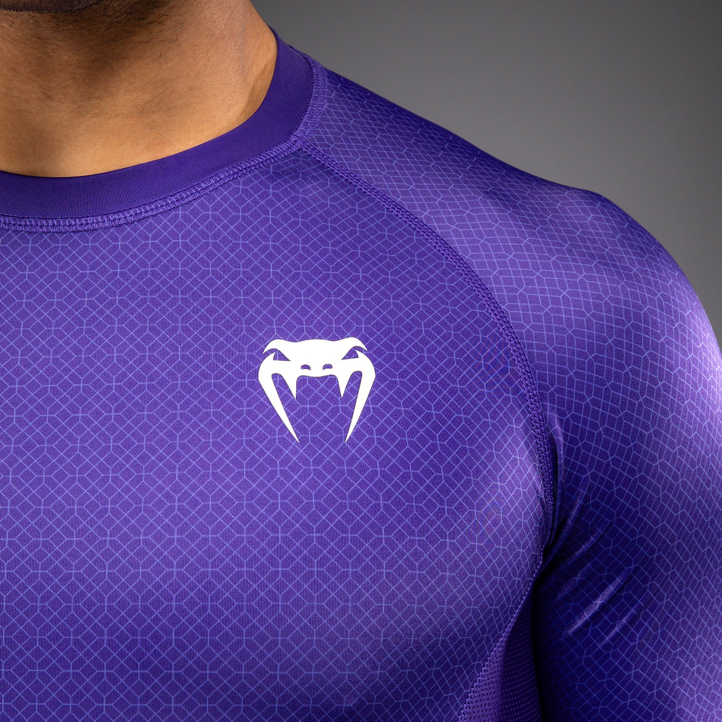 Rashguard à Manches Courtes Venum x Roger Gracie Academy - Violet - product-type_T-Shirts de Compression