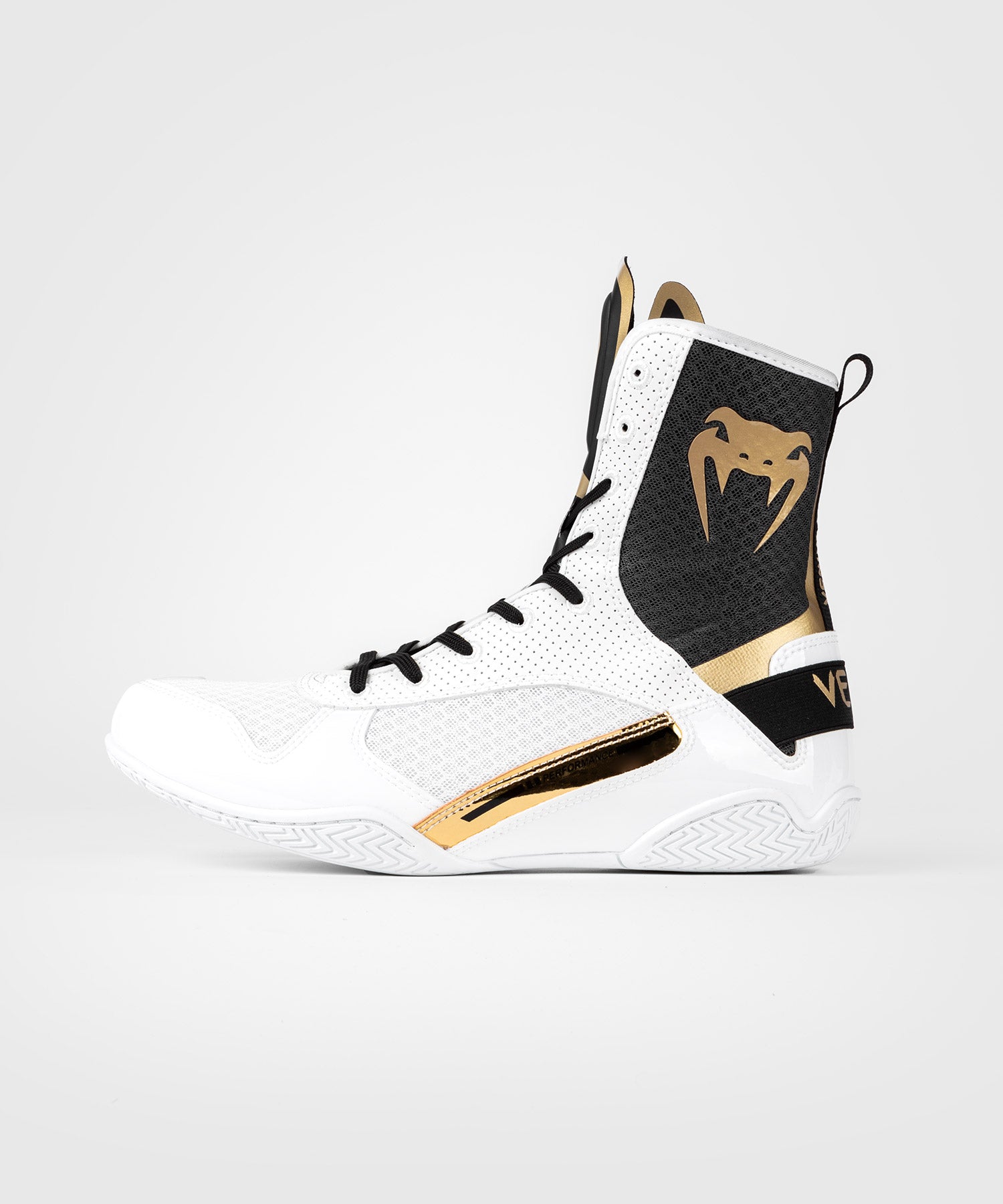 Chaussure de Boxe Venum Elite - Blanc/Noir/Or - product-type_Chaussures de boxe