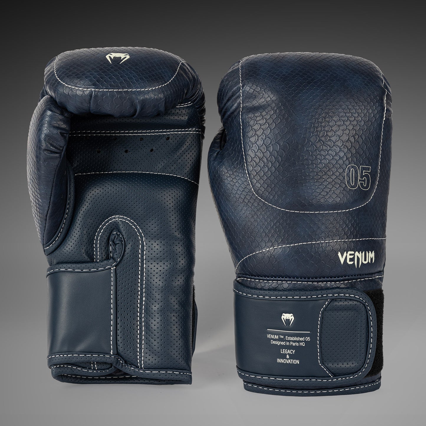 Gants de Boxe Venum Impact Evo Scales – Bleu Minuit - product-type_Gants de boxe