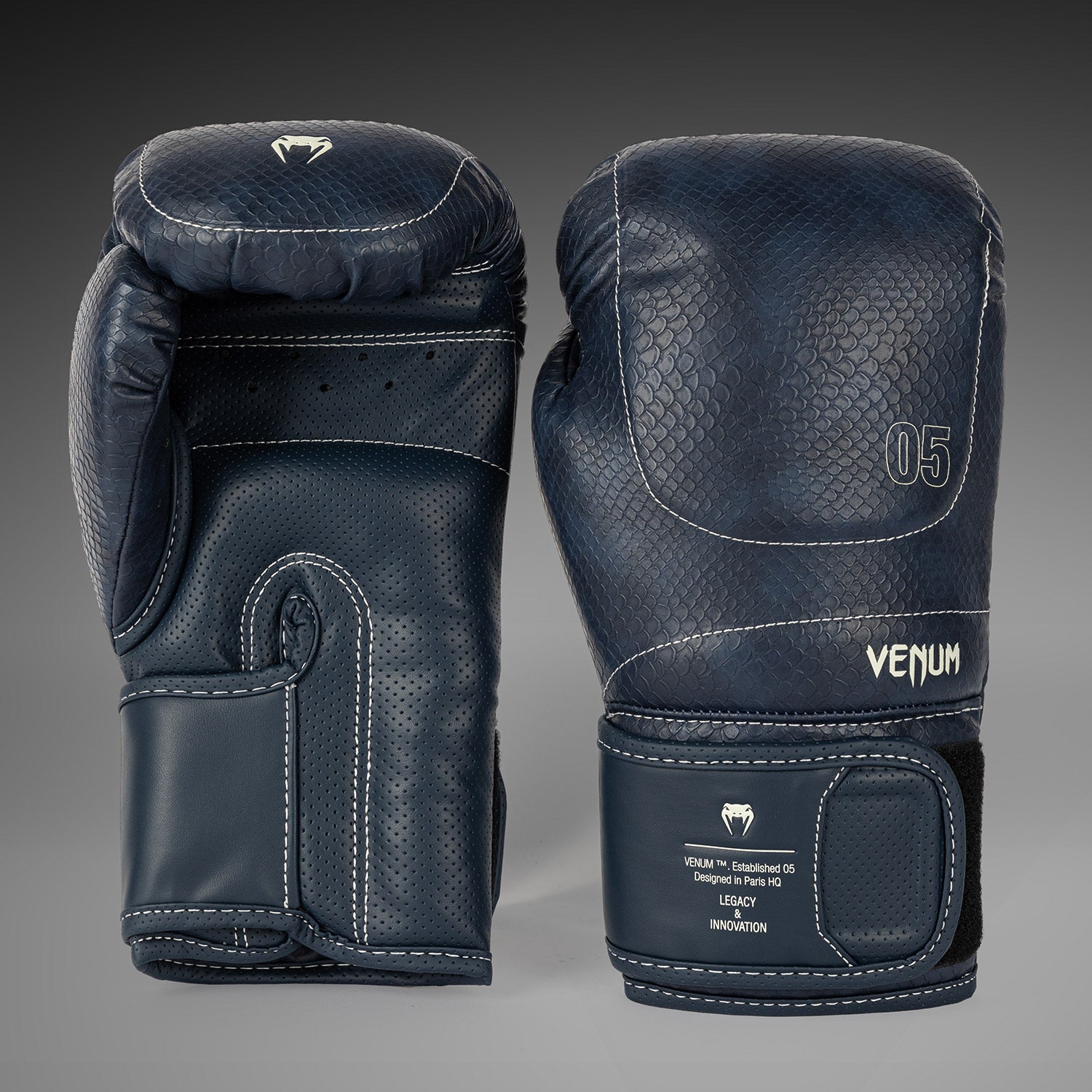 Gants de Boxe Venum Impact Evo Scales – Bleu Minuit - product-type_Gants de boxe