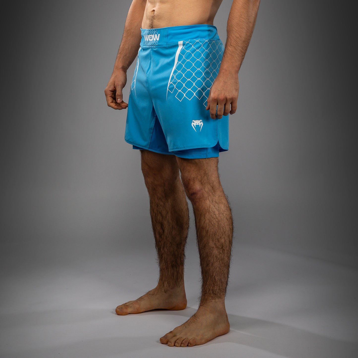 Short de Combat pour Hommes Venum x WOW FC - Bleu - product-type_Shorts de MMA