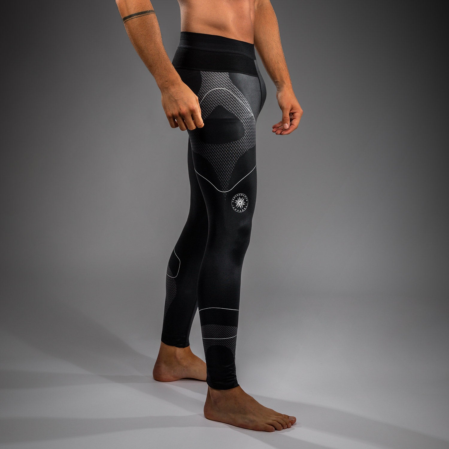 Pantalon de Compression Venum Nexus – Noir/Argent - product-type_Pantalons de Compression