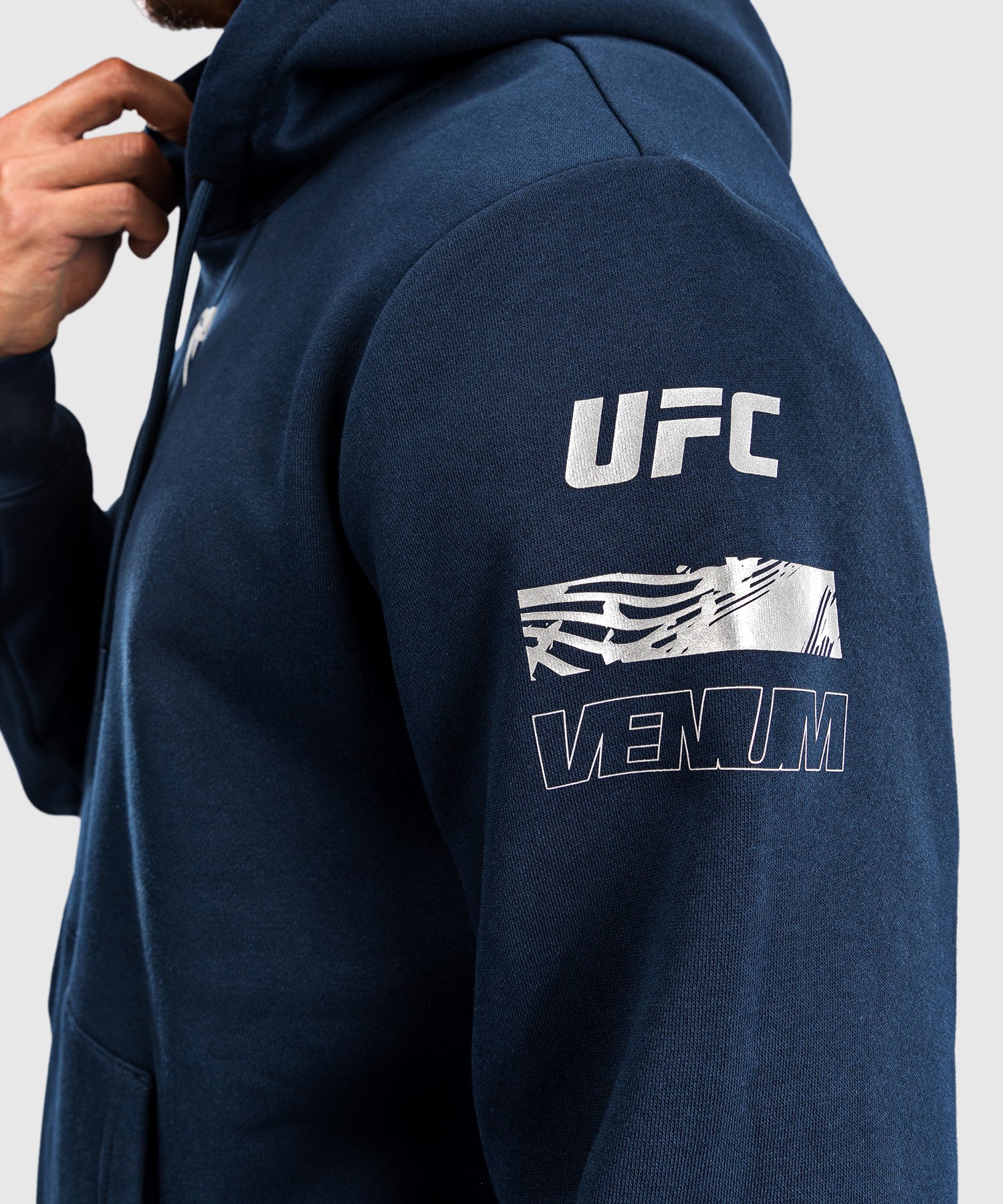 Sweatshirt à Capuche pour Hommes UFC Fusion by Venum Fight Week - Bleu Océanique - product-type_Sweatshirts