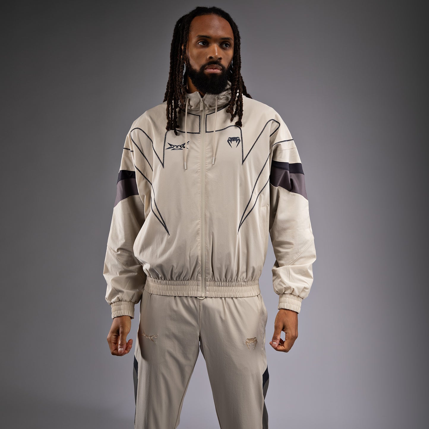 Veste de survêtement Venum x DTR Fight Attack 90 - Off-White - product-type_Vestes
