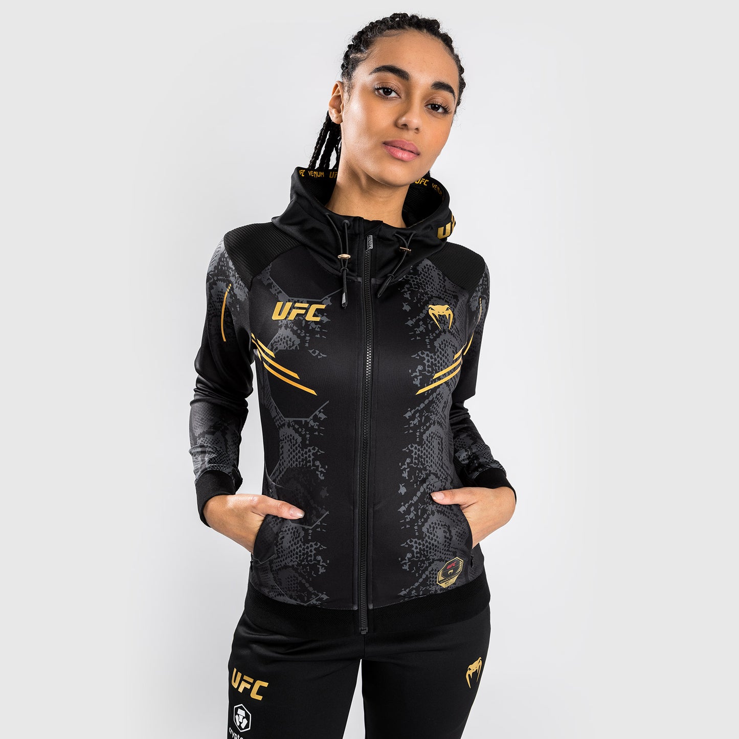 Veste à capuche Personnalisée pour Femmes UFC Adrenaline by Venum Authentic Fight Night - Champion - product-type_Vestes