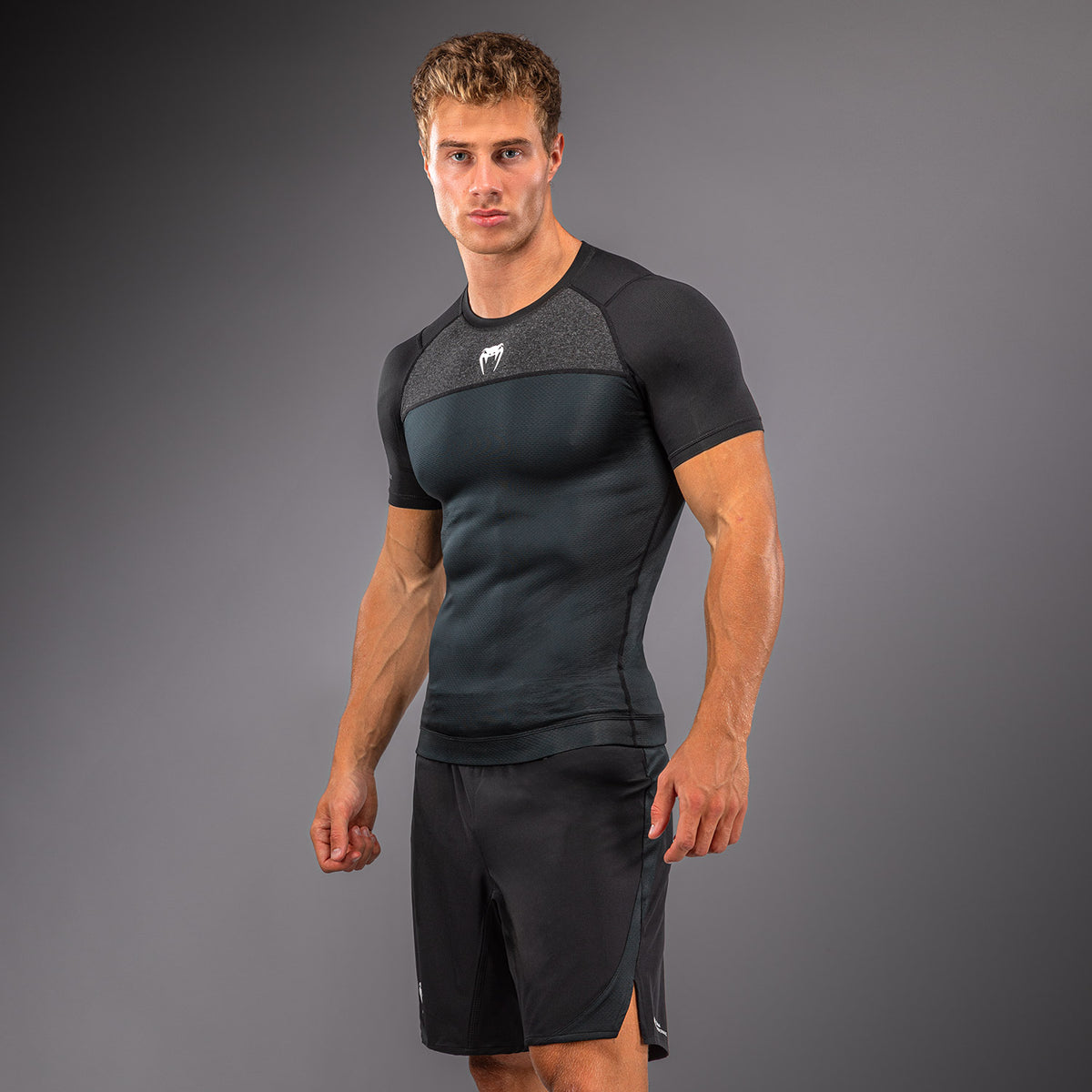 Rashguard manches courtes Venum G-Fit Scale - Noir